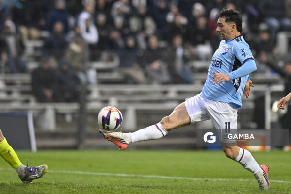 Maximiliano Silvera, de Nacional, Liga AUF Uruguaya. Estadio Parque Alfredo V. Viera.