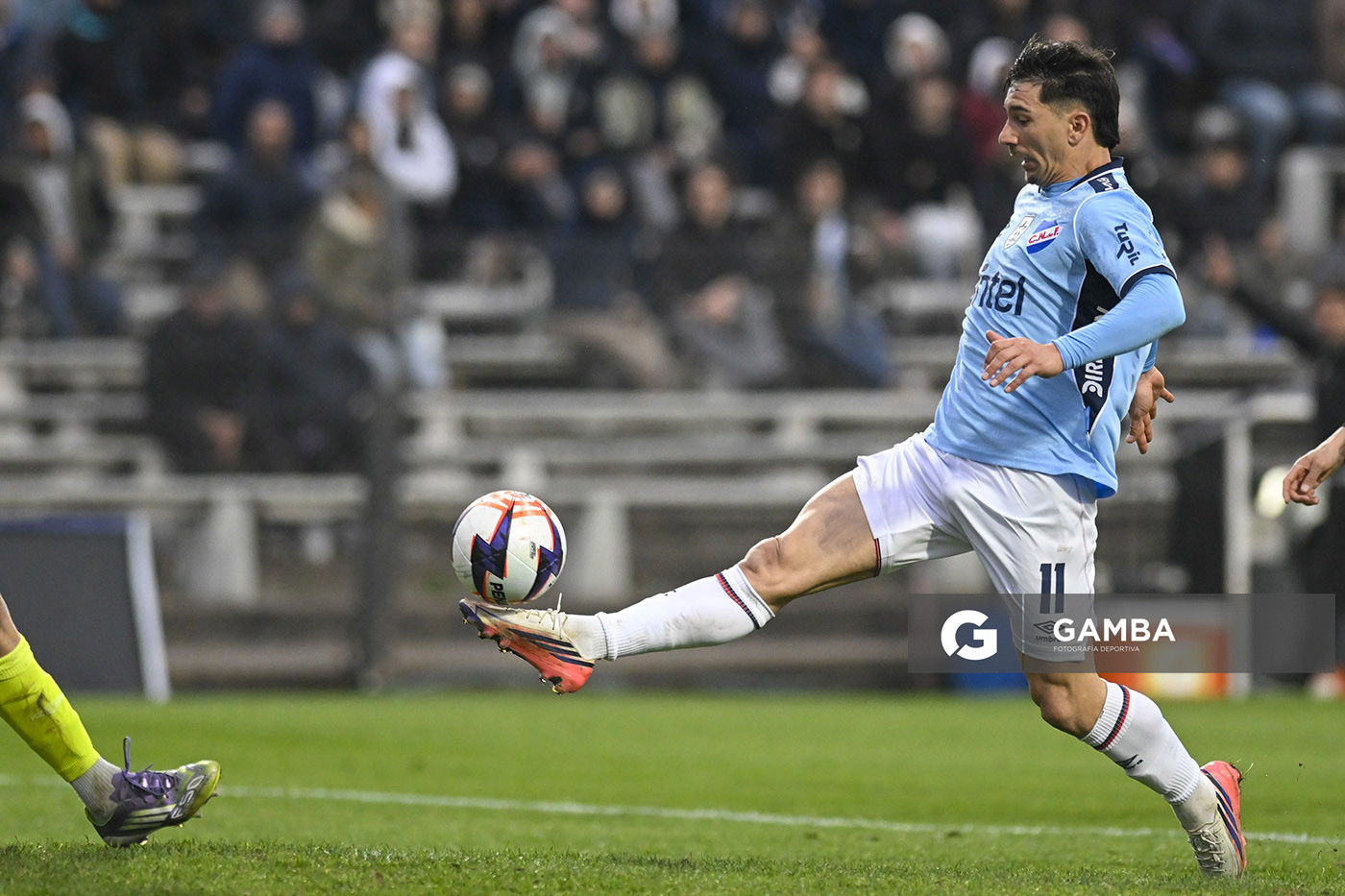 Maximiliano Silvera, de Nacional, Liga AUF Uruguaya. Estadio Parque Alfredo V. Viera.