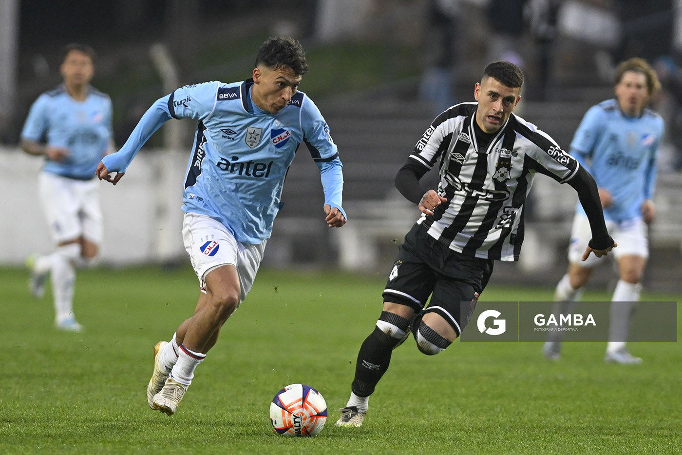 Rubén Botta, de Nacional, Liga AUF Uruguaya. Estadio Parque Alfredo V. Viera.