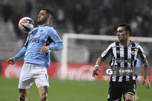 Emiliano Ancheta, de Nacional, Liga AUF Uruguaya. Estadio Parque Alfredo V. Viera.