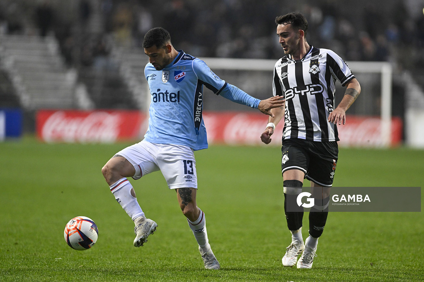 Emiliano Ancheta, de Nacional, Liga AUF Uruguaya. Estadio Parque Alfredo V. Viera.