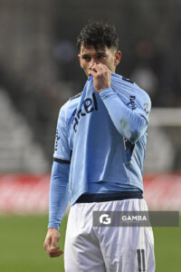 Maximiliano Silvera, de Nacional, Liga AUF Uruguaya. Estadio Parque Alfredo V. Viera.
