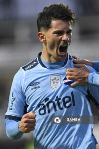 Maximiliano Silvera, de Nacional, Liga AUF Uruguaya. Estadio Parque Alfredo V. Viera.