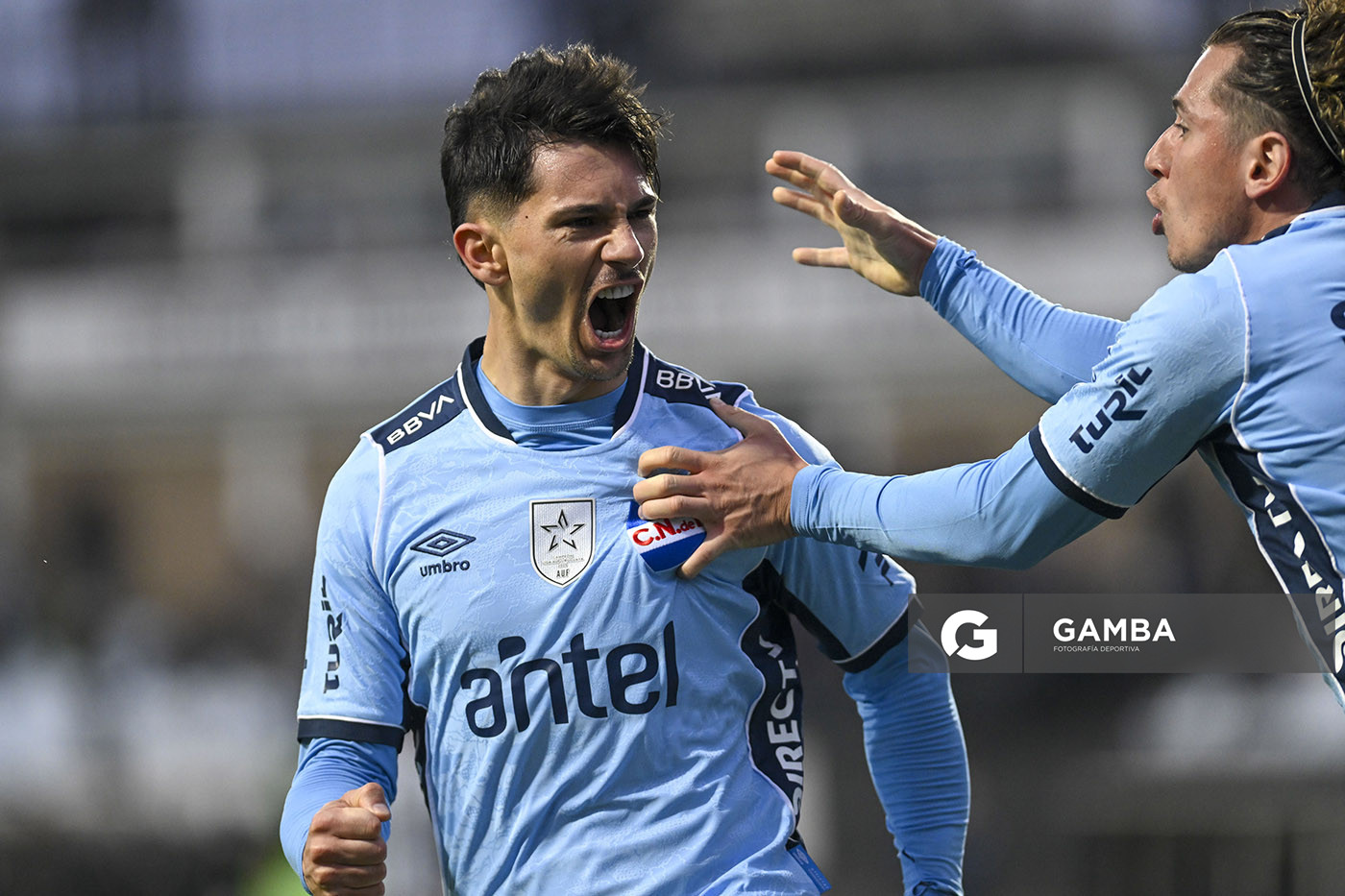 Maximiliano Silvera, de Nacional, Liga AUF Uruguaya. Estadio Parque Alfredo V. Viera.