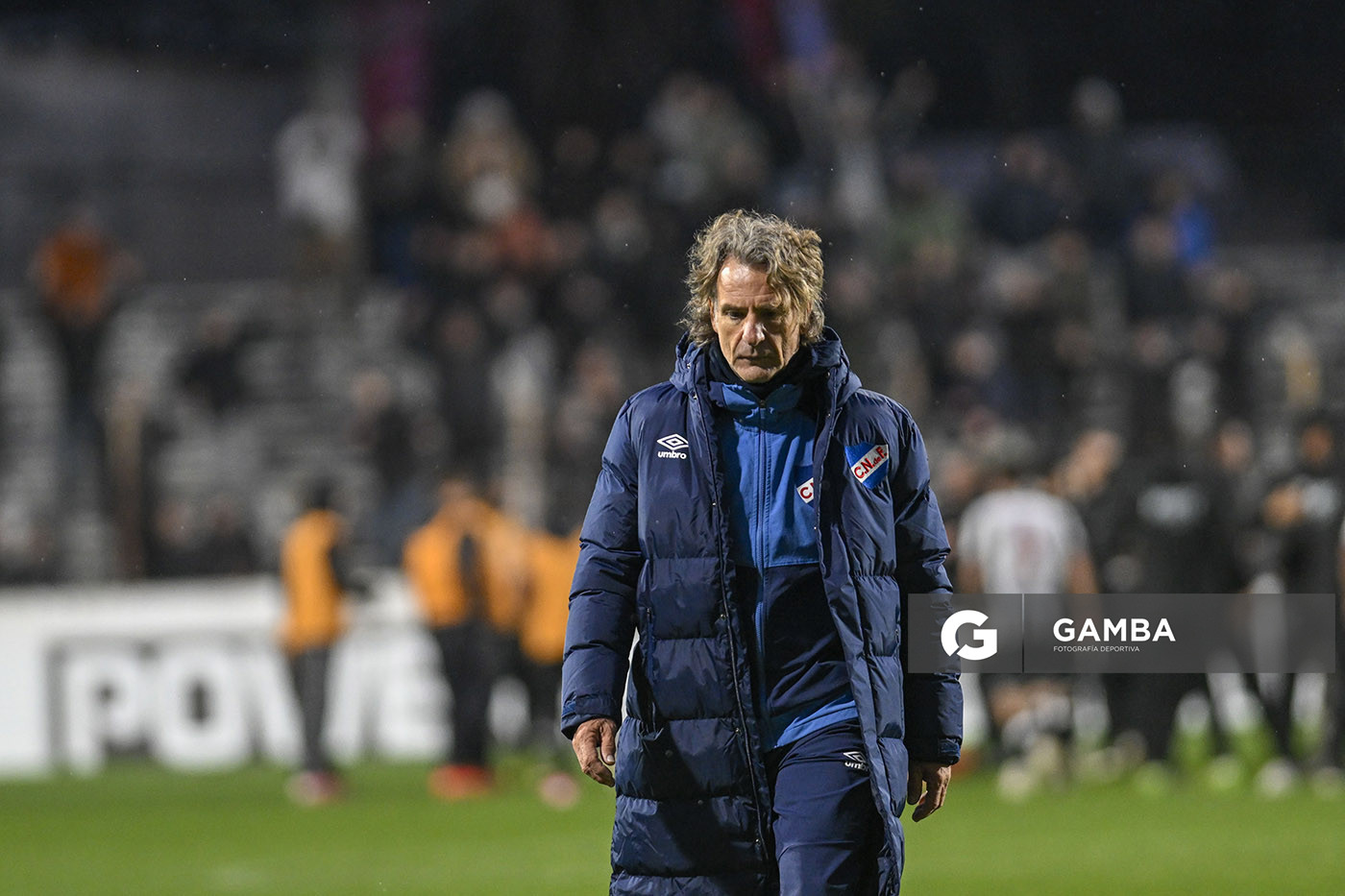 Daniel Carreño, director técnico de Nacional, Liga AUF Uruguaya. Estadio Parque Alfredo V. Viera.