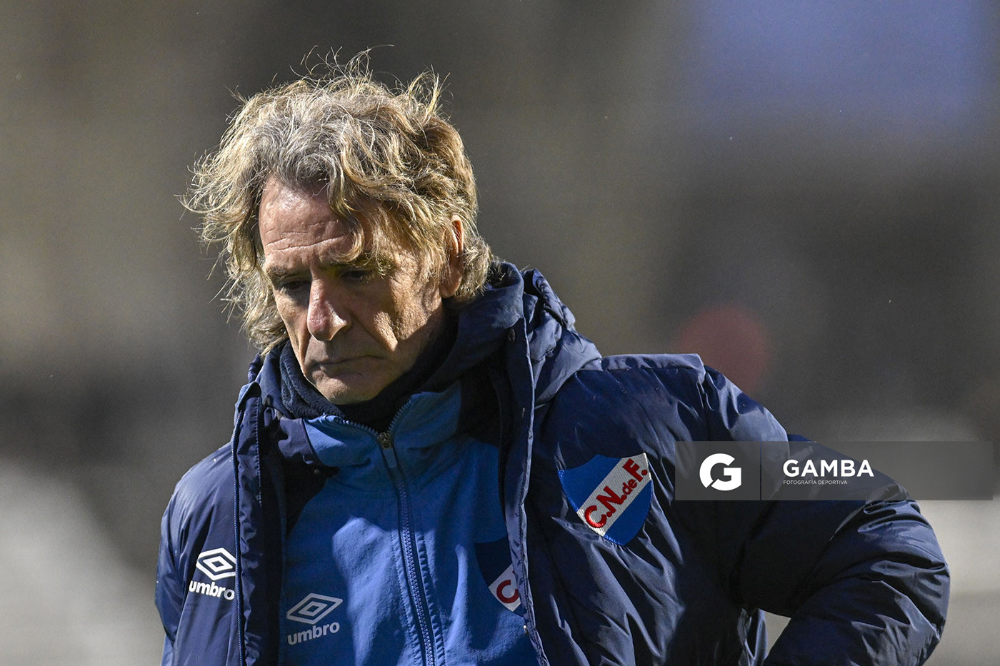 Daniel Carreño, director técnico de Nacional, Liga AUF Uruguaya. Estadio Parque Alfredo V. Viera.