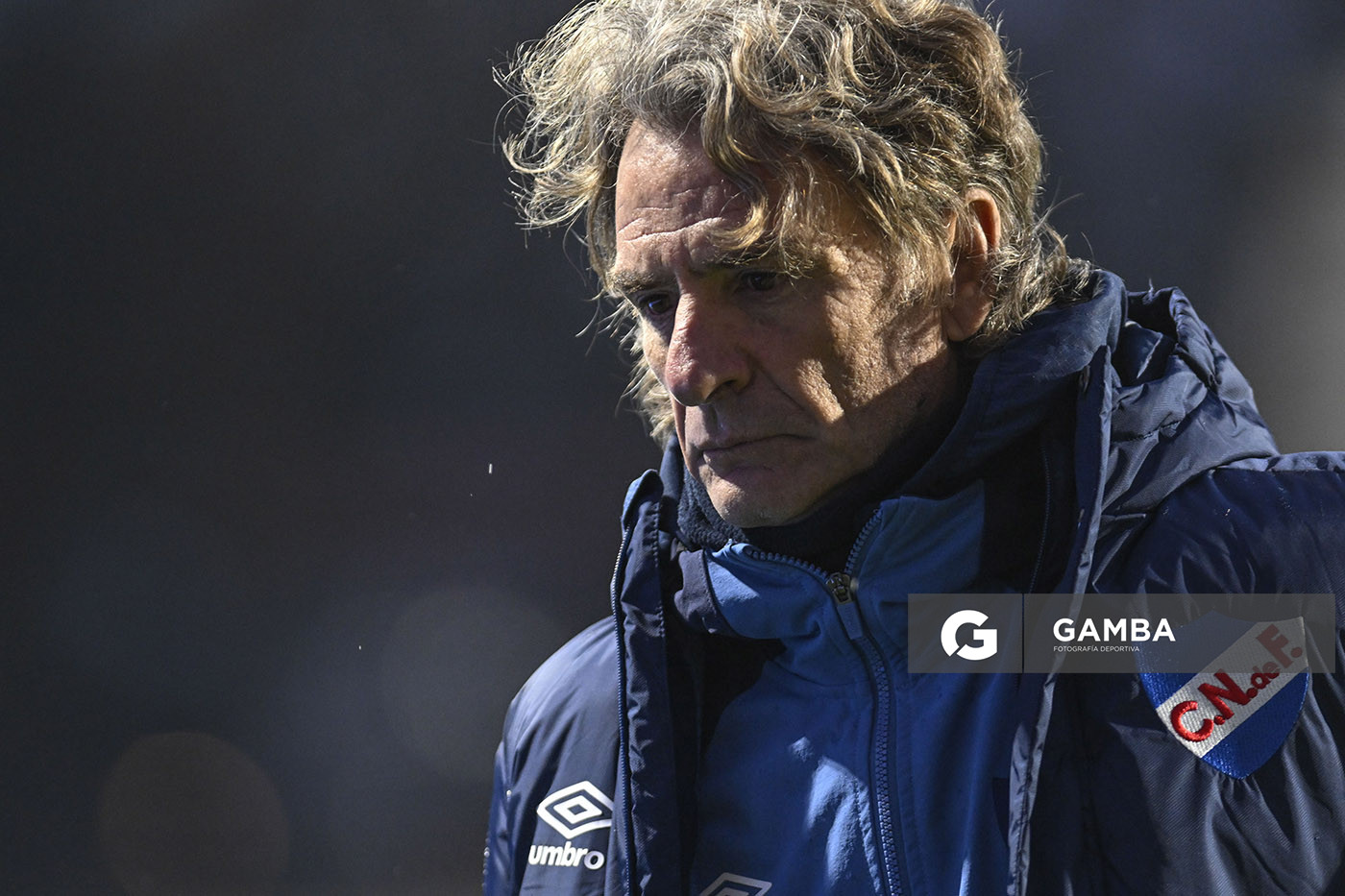 Daniel Carreño, director técnico de Nacional, Liga AUF Uruguaya. Estadio Parque Alfredo V. Viera.