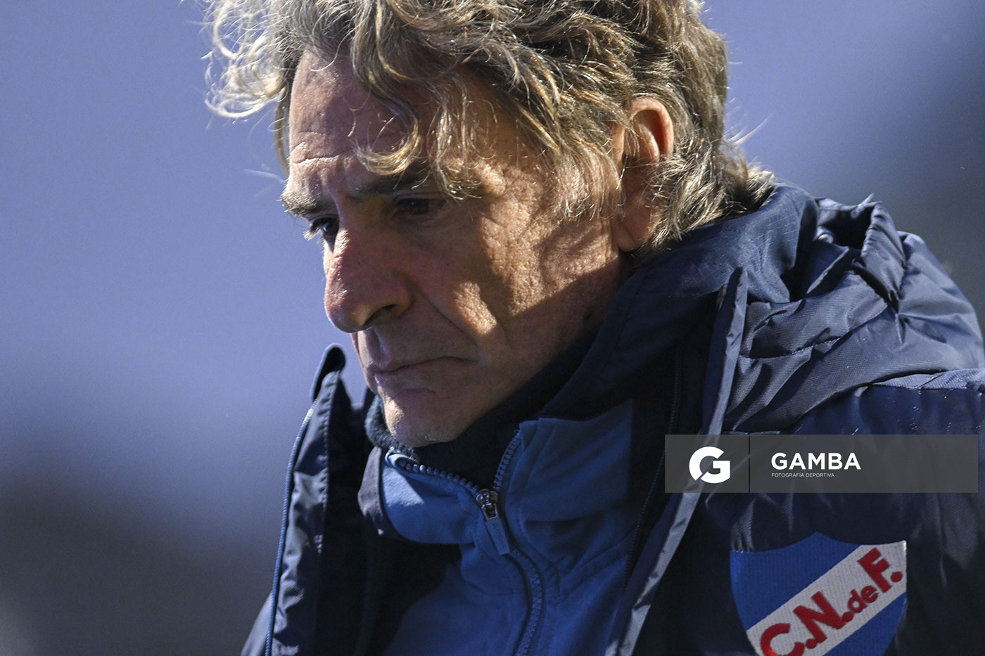 Daniel Carreño, director técnico de Nacional, Liga AUF Uruguaya. Estadio Parque Alfredo V. Viera.