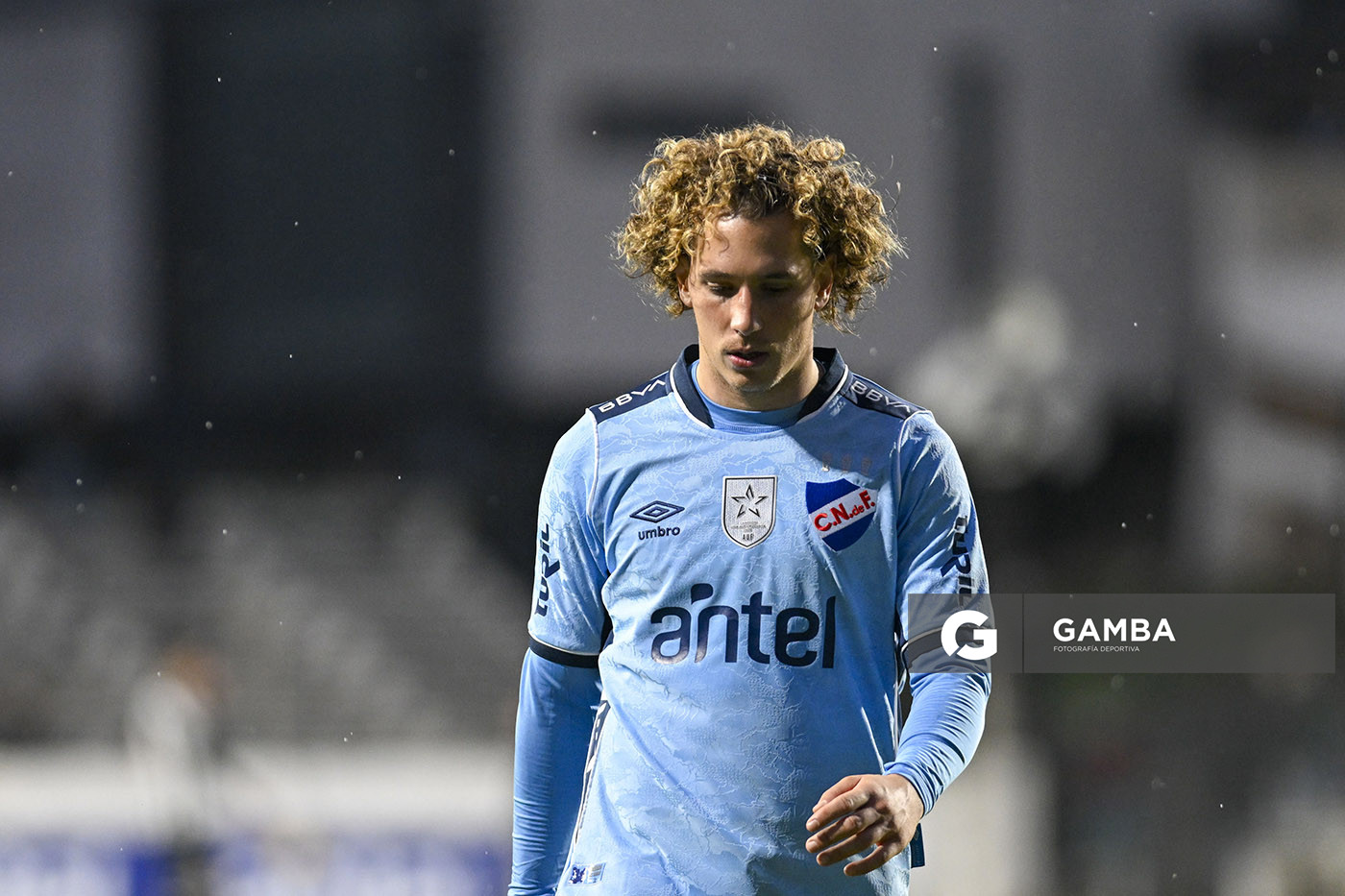 Luciano Boggio, de Nacional, Liga AUF Uruguaya. Estadio Parque Alfredo V. Viera.