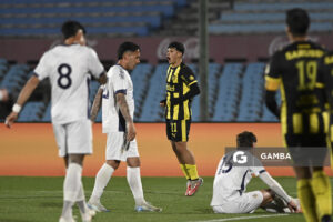 Cristian Leonel Jaime, de Peñarol, Liga AUF Uruguaya. Estadio Centenario.