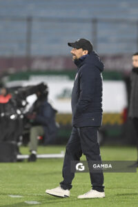 Federico Nievas, director técnico de Albion, Liga AUF Uruguaya. Estadio Centenario.