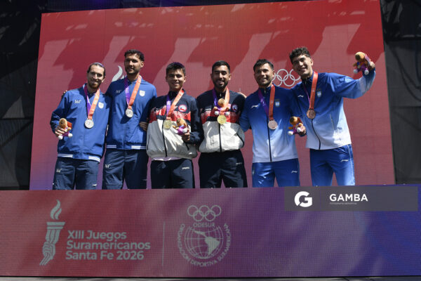 Leandro Rodas y Luciano García. XIII Juegos Suramericanos Santa Fe 2026.