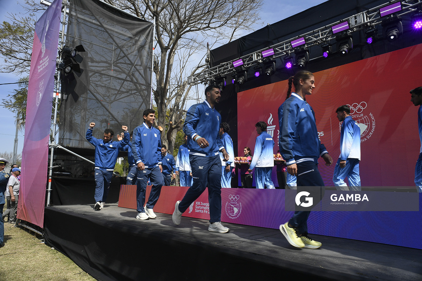 Uruguay medalla de Oro. Ocho remos largos con timonel Masculino. XIII Juegos Suramericanos Santa Fe 2026.