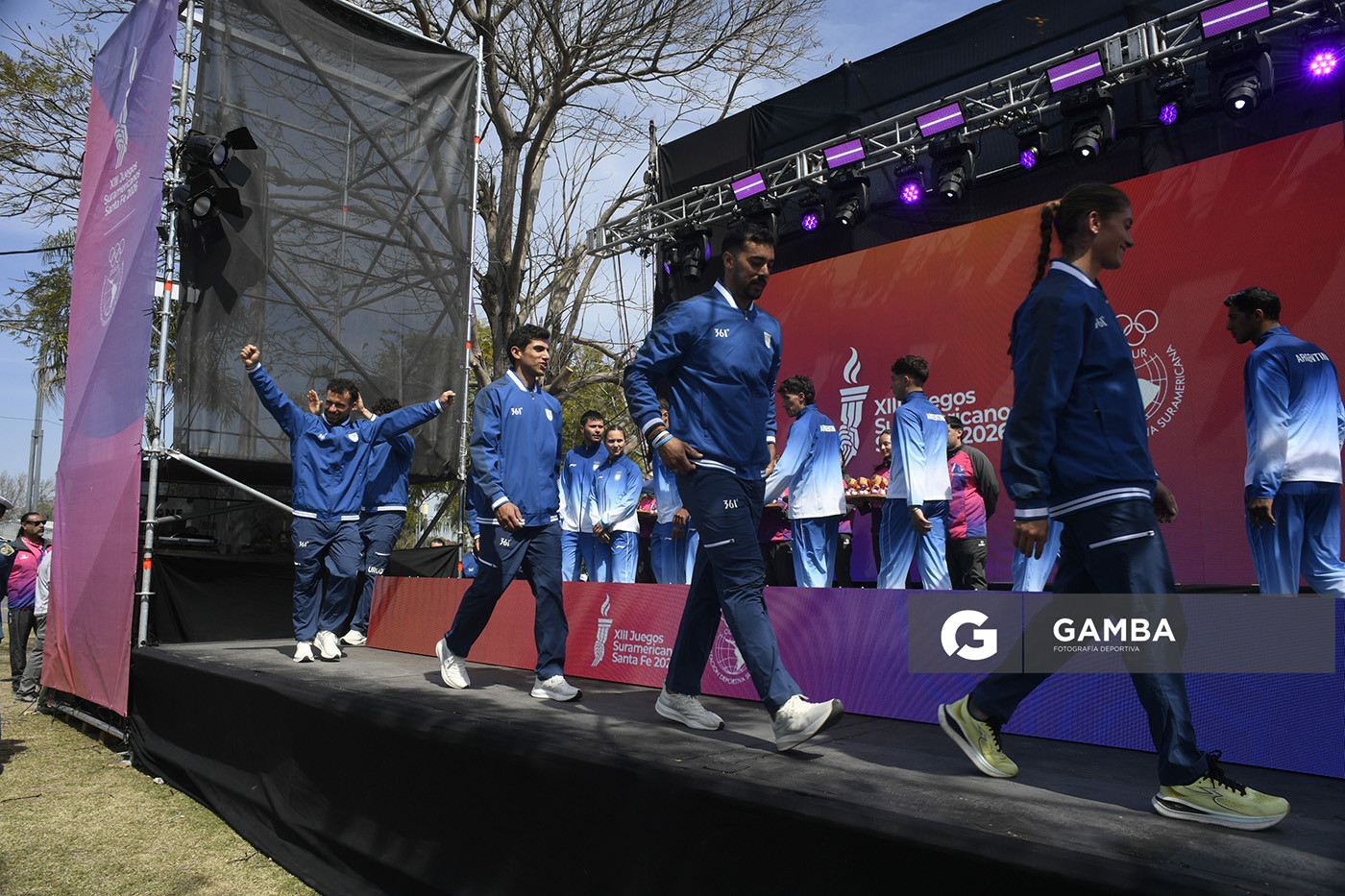 Uruguay medalla de Oro. Ocho remos largos con timonel Masculino. XIII Juegos Suramericanos Santa Fe 2026.