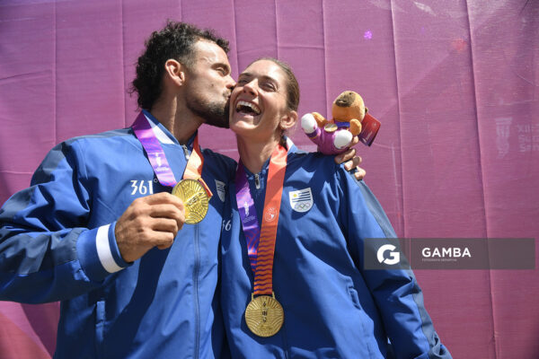 Bruno Cetraro y Romina Cetraro. Ocho remos largos con timonel Masculino. XIII Juegos Suramericanos Santa Fe 2026.