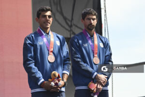 Emanuel González y Mauricio López. XIII Juegos Suramericanos Santa Fe 2026.