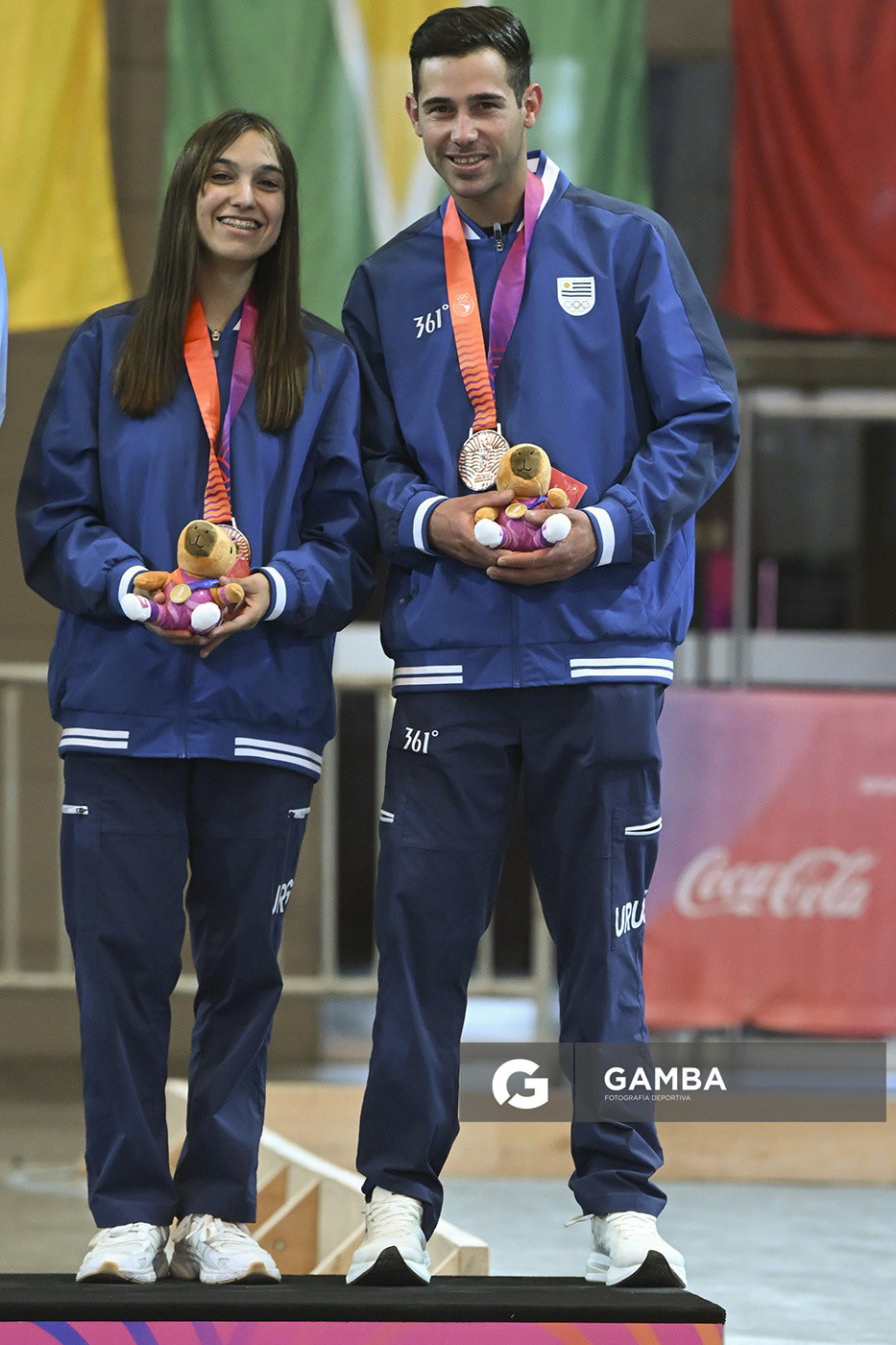 Celeste Alaníz y Cristian Calero. XIII Juegos Suramericanos Santa Fe 2026.