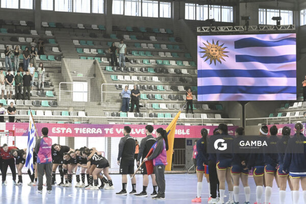 Jugadoras de Uruguay. XIII Juegos Suramericanos Santa Fe 2026.