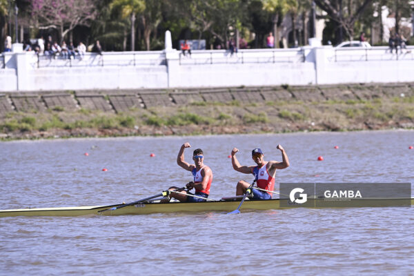 Alfredo Abraham y Andoni Habash, de Chile. XIII Juegos Suramericanos Santa Fe 2026.