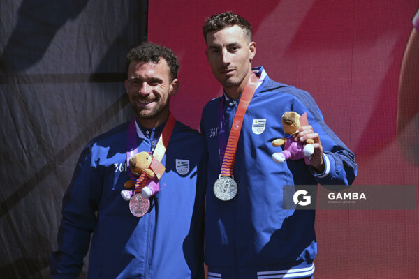 Bruno Cetraro y Felipe Klüver. XIII Juegos Suramericanos Santa Fe 2026.