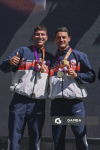 Alfredo Abraham y Andoni Habash(Chile). XIII Juegos Suramericanos Santa Fe 2026.