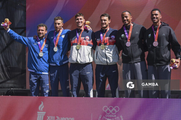 Bruno Cetraro y Felipe Klüver. XIII Juegos Suramericanos Santa Fe 2026.