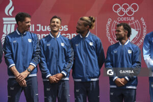 Leandro Salvagno, Felipe Klüver, Martín González y Bruno Cetraro. XIII Juegos Suramericanos Santa Fe 2026.