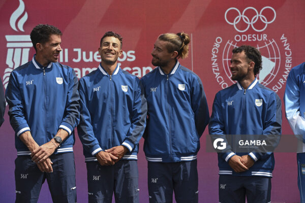 Leandro Salvagno, Felipe Klüver, Martín González y Bruno Cetraro. XIII Juegos Suramericanos Santa Fe 2026.