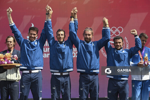 Leandro Salvagno, Felipe Klüver, Martín González y Bruno Cetraro. XIII Juegos Suramericanos Santa Fe 2026.