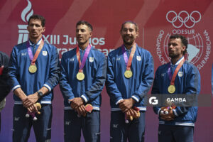 Leandro Salvagno, Felipe Klüver, Martín González y Bruno Cetraro. XIII Juegos Suramericanos Santa Fe 2026.