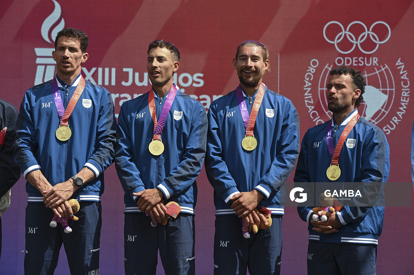 Leandro Salvagno, Felipe Klüver, Martín González y Bruno Cetraro. XIII Juegos Suramericanos Santa Fe 2026.