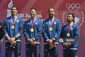 Leandro Salvagno, Felipe Klüver, Martín González y Bruno Cetraro. XIII Juegos Suramericanos Santa Fe 2026.