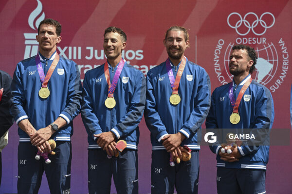 Leandro Salvagno, Felipe Klüver, Martín González y Bruno Cetraro. XIII Juegos Suramericanos Santa Fe 2026.