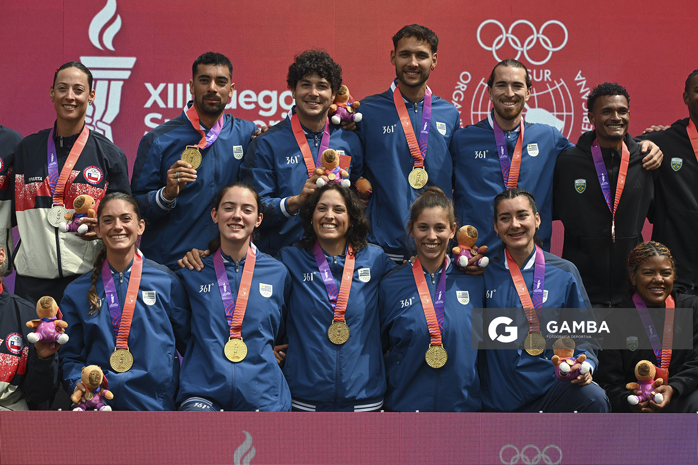 Uruguay, medalla de oro. XIII Juegos Suramericanos Santa Fe 2026.