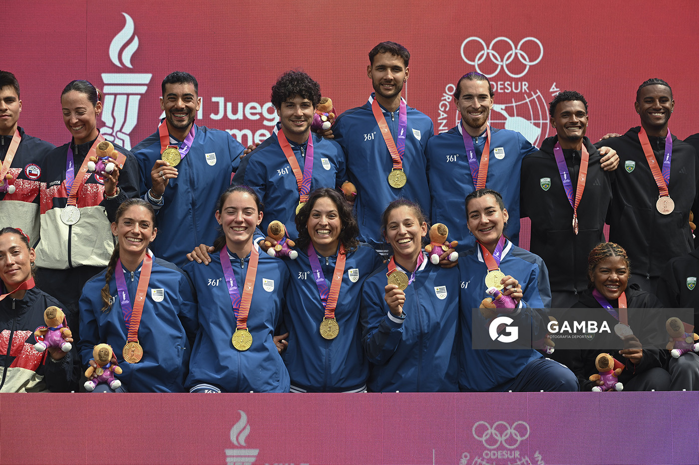 Uruguay, medalla de oro. XIII Juegos Suramericanos Santa Fe 2026.