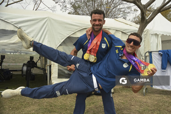 Bruno Cetraro y Felipe Klüver. XIII Juegos Suramericanos Santa Fe 2026.