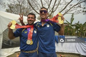 Bruno Cetraro y Felipe Klüver. XIII Juegos Suramericanos Santa Fe 2026.
