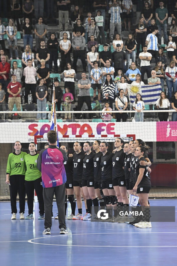 Jugadoras de Uruguay; XIII Juegos Suramericanos Santa Fe 2026.