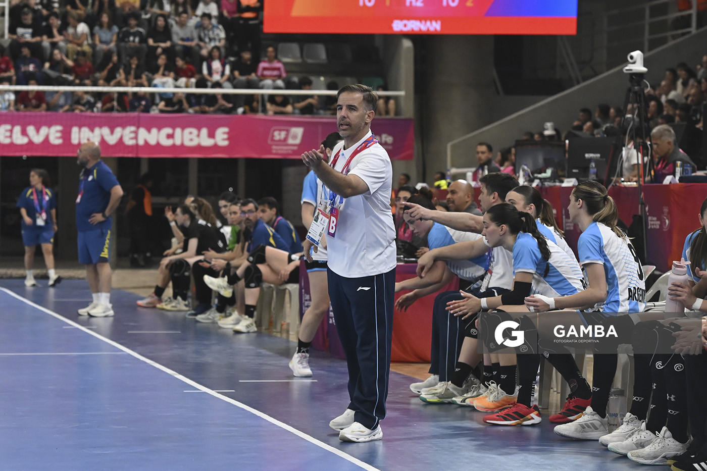 Martín Duhau, entrenador principal de Argentina, XIII Juegos Suramericanos Santa Fe 2026.