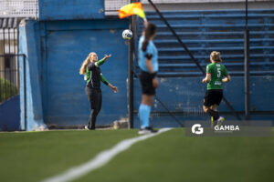 Eugenia Toledo, directora técnica de Ituzaingó, 24ª Copa Nacional de Fútbol Femenino .