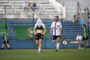 Sofía Ruiz Díaz y Luciana Yubar, de Litoral. 24ª Copa Nacional de Fútbol Femenino .