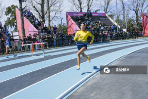 Atletas en sesión de entrenamiento. XIII Juegos Suramericanos Santa Fe 2026.