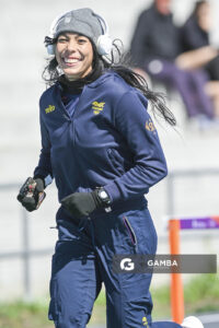 Atletas en sesión de entrenamiento. XIII Juegos Suramericanos Santa Fe 2026.
