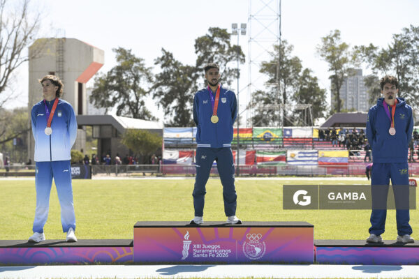 Valentín Soca(Uruguay), Medalla de Oro. XIII Juegos Suramericanos Santa Fe 2026.