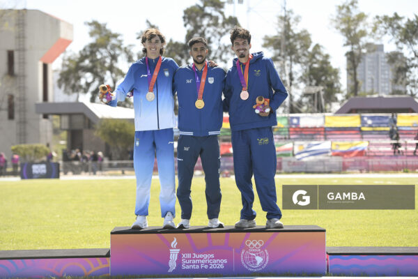 Valentín Soca(Uruguay), Medalla de Oro. XIII Juegos Suramericanos Santa Fe 2026.
