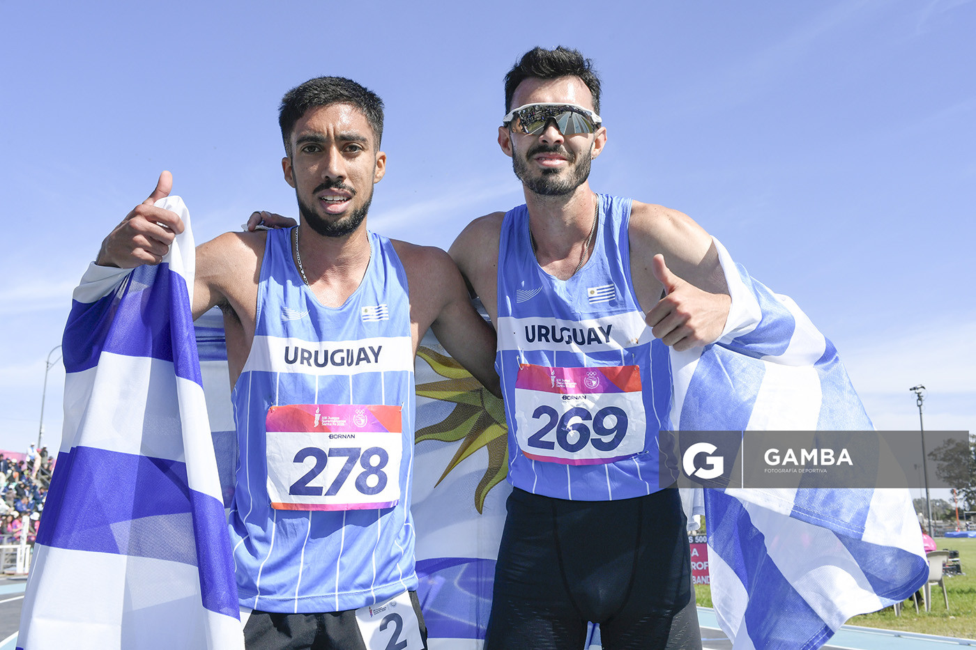 Valentín Soca y Santiago Catrofe(Uruguay). XIII Juegos Suramericanos Santa Fe 2026.
