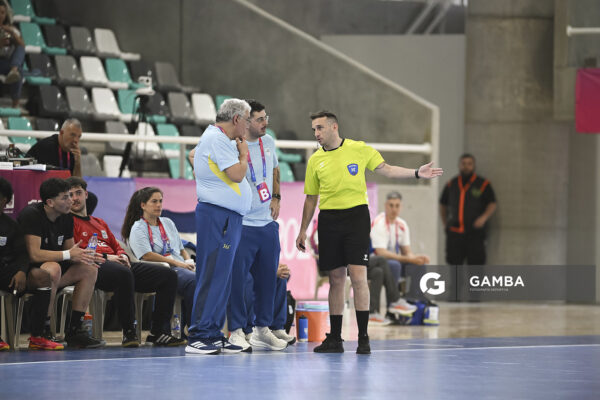 Santiago Correa, árbitro. XIII Juegos Suramericanos Santa Fe 2026.