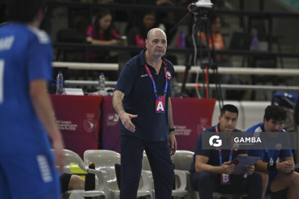 Aitor Echaburu, entrenador principal de Chile, XIII Juegos Suramericanos Santa Fe 2026.