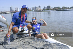 Jorge Ferrier y Emilia Milich(Uruguay). XIII Juegos Suramericanos Santa Fe 2026.