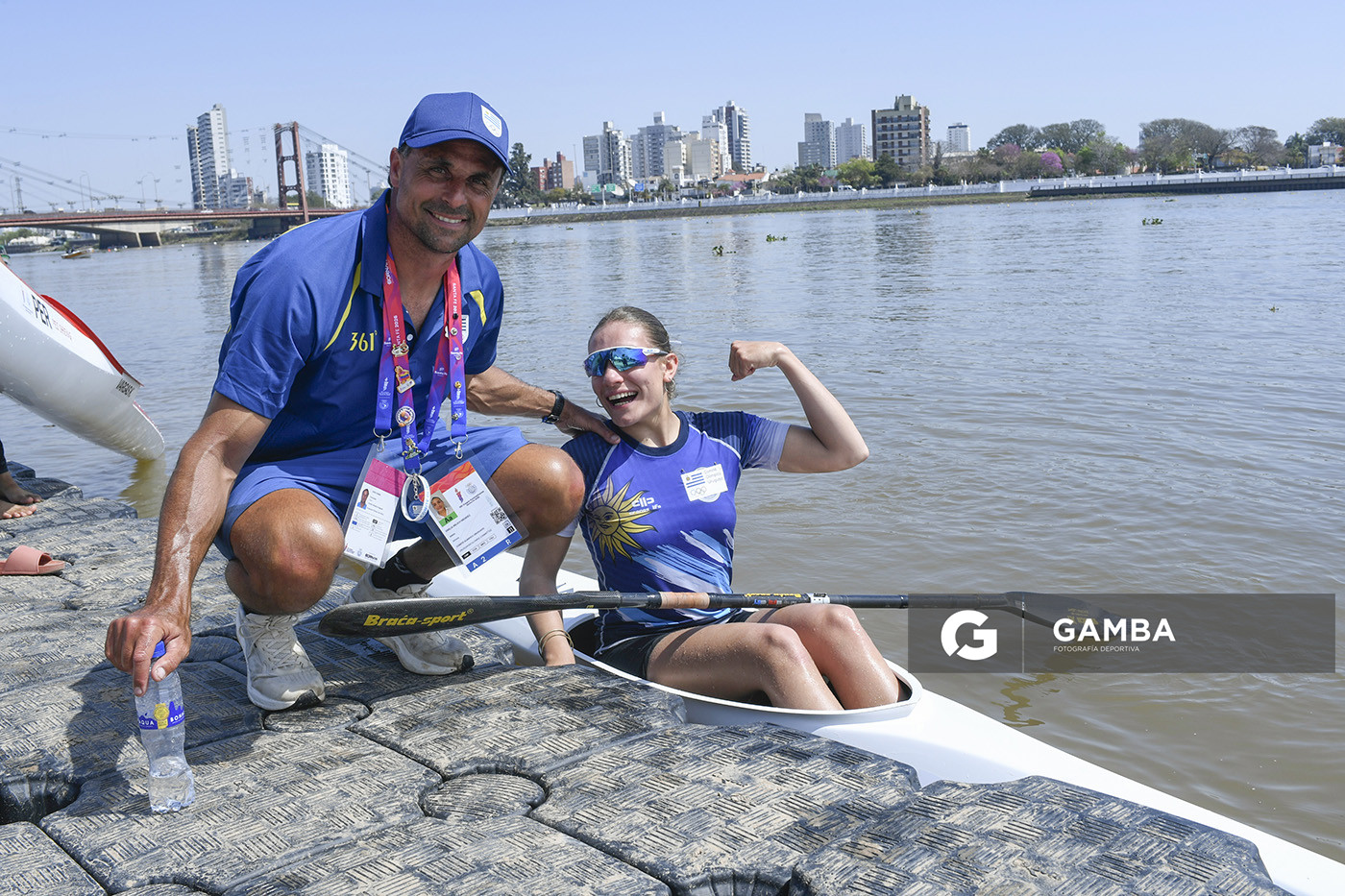 Jorge Ferrier y Emilia Milich(Uruguay). XIII Juegos Suramericanos Santa Fe 2026.
